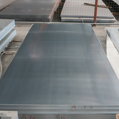 Corrugated Roofing SPCC Galvanized Steel Plate Gi Regular Spangle 600mm