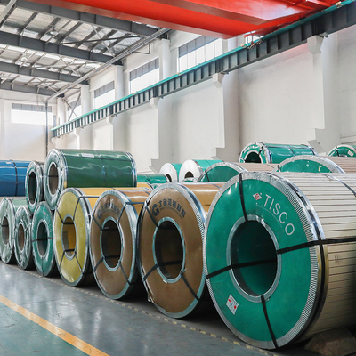 Hairline Polished Stainless Steel Coil Brushed SS304 409 321 20mm