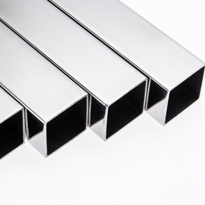 End 50x50 Stainless Steel Pipe Rectangular Tubing Metal Square Tube