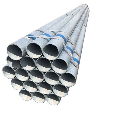 21mm Galvanized Steel Tube ERW Galvanized Round Tubing For Construction