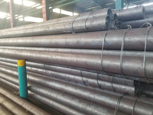 Black Welding Carbon Steel Tube Pipe Sae 1040 Astm A139 Sch 40