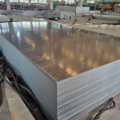 Corrugated Roofing SPCC Galvanized Steel Plate Gi Regular Spangle 600mm
