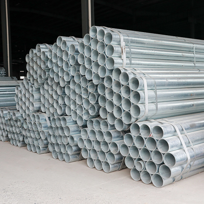 ASTM A53 Gi Galvanized Steel Tubes Welded ERW Mild Low Carbon Round Pipe