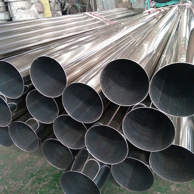 Bright Polished Stainless Steel Pipe 304 201 410s 316 Welded Tube 0.4mm