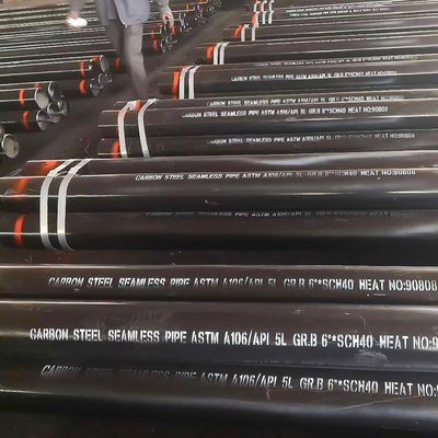 ASTM A53 Carbon Steel Pipe A106  Welded Round Steel Tube