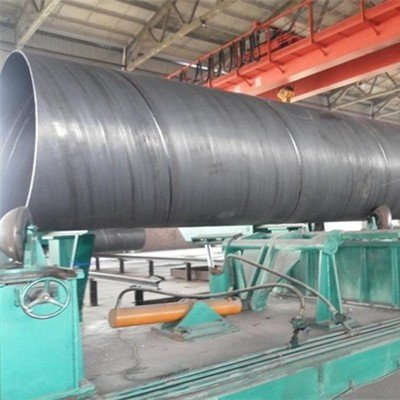 ASTM A252 Black Carbon Steel Pipe OD 508mm Spiral Welded Pipe