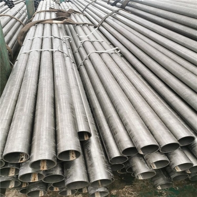 Round Seamless Carbon Steel Pipe Tube 18 22 Inch Ss400 A106 0.6 Mm